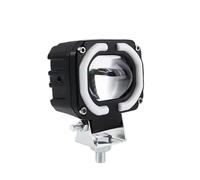 Faro Motocicletta 1/2 Pezzo Faro Fendinebbia Moto Camion ATV UTV Faro Guida Angel Eyes Lampada LED Faretti 3 Modalità Anabbaglianti/abbaglianti
