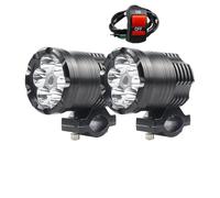 Faro Motocicletta Fari Supplementari LED 60 W Moto Faretti Universali Interruttore Per BMW R1200GS Per ADV F800GS F650 K1200S(2Piece 60W-switch)
