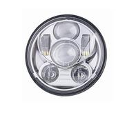 Faro Motocicletta Faro Anteriore Proiezione LED 5-3/4" 5.75" Per Sporster XL 1200 883 Per Dyna Per Fat Per Bob(Chrome light)