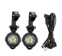 Faro Motocicletta Kit Guida LED Ausiliarie 6000K Super Luminose Diurne LED Per BMW K1600 R1200G(Light and wire)
