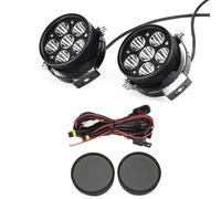 Faro Motocicletta Per BMW R1200 GS 1250 LC Per ADV K1600B F850GS F 750GS F800GS R1250GS Ausiliarie LED Fendinebbia Moto 60 W(Nero)