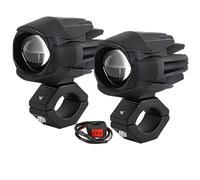 Faro Motocicletta Proiettore Fendinebbia Moto 3 Pollici Marcia Ausiliarie LED Aggiuntive Per Scooter Elettrici Fuoristrada 4x4 SUV UTV(2 Piece Light B)