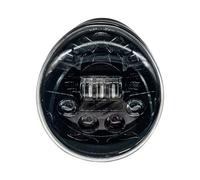 Faro motociclo Faro Anteriore A LED Con Luce Di Marcia Diurna Faro Anteriore Ovale Vrod Per V Rod Per VRSCF Per VRSC Per V-Rod Per Muscle Per VRSCR(Nero)