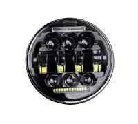 Faro motociclo Faro Anteriore A LED Per Motocicletta Da 5,75 Pollici Per Davidson Proiettore Abbagliante E Anabbagliante Angel Eyes Anello Halo Luce DRL 66W, 12V 24V