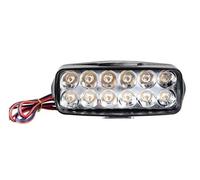 Faro motociclo Faro Per Moto 8/12/16 LED Luci Di Guida Faro Ausiliario Impermeabile Scooter Faretto Esterno Fendinebbia Accessori(1PCS 12LED)