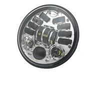 Faro Motociclo Per Dyna Per Street Per Bob Per Super Per Wide Per Glide Iron 883 Faro Anteriore A LED Per Moto Da 5-3/4 5,75 Pollici Con Abbaglianti/anabbaglianti DRL Faro Anteriore(CHROME 70W)