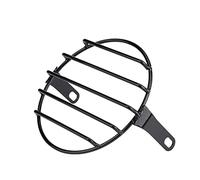 Faro Motociclo Protezione Copertura Protettiva Per Faro Moto Retrò In Metallo 7 Pollici Per Paralume Universale A Griglia Per Faro Per Triumph Griglia Cappuccio(Bar)