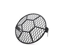 Faro Motociclo Protezione Copertura Protettiva Per Faro Moto Retrò In Metallo 7 Pollici Per Paralume Universale A Griglia Per Faro Per Triumph Griglia Cappuccio(Football Lattice)