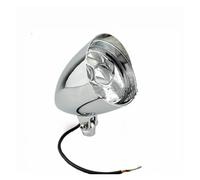 Faro motociclo Visiera Per Motocicletta Bullet LED Faro Lampada Faro Per Sportster Per Dyna Per Softail Per Bobber Per Chopper Per Custom Per XL883 1200(Chrome)