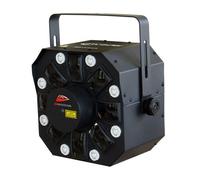 Faro multieffetto LED 23W laser rosso verde 200mW DMX 9ch - JB SYSTEMS INVADER BEG-B04176