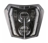 Faro MXT SHADOW BLADE omologato ABE, per KTM SMC 690 R ABS | Anabbagliante 36W 2200lm, abbaglianti 66W 4000lm, omologazione E, compatibile con KTM Enduro 690 / R 2019-2022