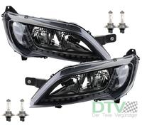 Faro Nero Adatto A per Citroen Jumper III LED Sinistra Destra + Leuchtmi