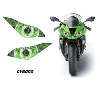 Faro Occhio Grafica Calcomanie Adesivi Per Kawasaki Ninja 636 13-16 Cyborg G