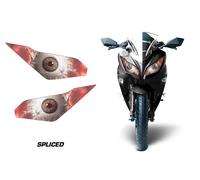 Faro Occhio Grafica Kit Decalcomania Cover per Il Kawasaki Ninja 300 2012-2014