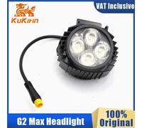 Faro originale per Kukirin G2 Pro/G2 MAX Scooter elettrico lampada da manubrio lampada da manubrio testa anteriore luce a LED sostituire le parti