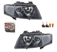 Faro + Osram Notte Breaker Laser Adatto A per Audi A4 Cabrio 8H H7/H9 L+R