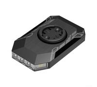 Faro per bicicletta con supporto per computer, luce LED da 350 lumen, batteria esterna da 4000 mAh, ricarica di tipo C, impermeabile IPX4 per ciclismo