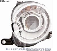 FARO PROIETTORE ANTERIORE DESTRO XENON - DX - FIAT 500 2007->2015