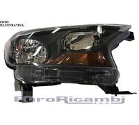 Depo Auto Parts Faro anteriore Ford Ranger dal 2016 Sinistro Parabola nera H7/HB3