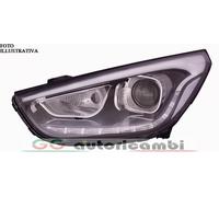 FARO PER HYUNDAI IX35 13> HIR2 CON LED SINISTRO