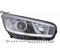 Faro proiettoreH7-H7 parabola nera dx per Kia Pro Ceed 3/2013-3/2018