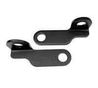 faro per lampadina Staffa di Fari Supporto per supporto luce indicatore di direzione per forcella moto, adatto per Harley Sportster dal 2004 in poi, coppia(Sand Black)