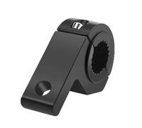 faro per lampadina Staffe Supporto Faretti Kit di montaggio per morsetti per barre luminose per moto, 2 pezzi, staffe per tubi, accessori per fendinebbia per moto, neri(1 pieces)