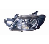 Faro Fanale Anteriore per Mitsubishi Outlander 2003-2006 Parabola Nera Sinistro