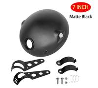 Faro per Moto a LED Da 7 Pollici Faro Universale Rotondo Da 7,5 Pollici per Cafe