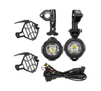 Faro per motocicletta Per CRF1100L Per Africa Per Twin Kit Luci Di Guida Ausiliarie A LED Per Motociclette Fendinebbia(A set with relay)