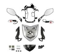 Faro Per Motocicletta Per FZ1N 2006-2012 Gruppo Fari Per Moto Indicatori Di Direzione Specchietti Staffe Kit Carenatura Faro