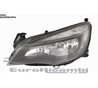 FARO PER OPEL ASTRA J 12-15 H7/H7/H7 PARABOLA NERA CON LED DESTRO