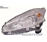 Proiettore H7-H7 Elettrico Senza Motore Per PEUGEOT 208 Lato Dx Dal 2012-2014