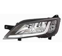FARO ANT SX PEUGEOT BOXER 10/14> H7 H7 C/MOTOR ELETTR PARAB CROMATA CORNICE NERA