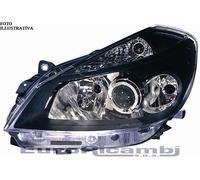 FARO PER RENAULT CLIO 05-09 H7/H7/H1 CON LENTICOLARE PARABOLA NERA DESTRO