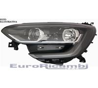 Faro Anteriore Destro DX Renault Megane 2016+ - Nero