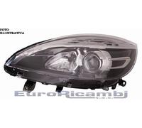 FARO FANALE PROIETTORE ANTERIORE SX SINISTRO RENAULT SCENIC 2013 PARABOLA NERA