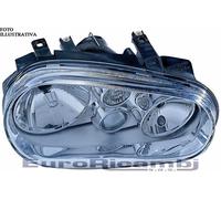 FARO PER VOLKSWAGEN GOLF IV 97-03 H7/H1/H3 CON FENDINEBBIA SINISTRO