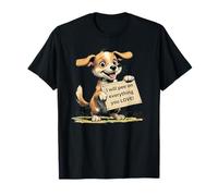 Farò pipì su tutto ciò che ami Cute Puppy Tinkle Fun Maglietta