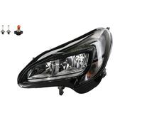 Faro + Portalampada Anteriore Compatibile Con Opel Corsa E Sinistro Lampadine