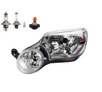 Faro + Portalampada Compatibile Con Skoda Yeti 09-13 Sinistro Lampadine