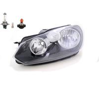 Faro + Portalampada Compatibile Per VW Golf VI 5K1 AJ5 Sinistro Lampadina