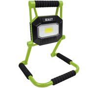 Sealey Ricaricabile Portatile Fold Piatto Proiettore 20W Cob LED Ioni di Litio
