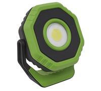 Faro Portatile Ricaricabile Sealey Con Magnete 360° 7W COB LED - Verde LED700