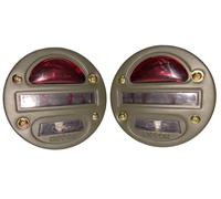 Faro Posteriore Cat Eye Per Jeep Willys MB Ford GPW Truck 4" Coppia-A1064/A1065