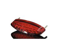 Faro posteriore fanale rosso stop luce targa OVAL LED omologato