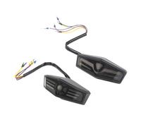 Faro Posteriore LED Generale Per Moto Con Indicatore Di Freno E Set Di Targa ABS
