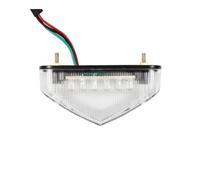 Faro Posteriore Moto Fanale posteriore per motocicletta da 12 V, fanale posteriore, motore, freno, luci di stop, luce targa, accessori per moto.