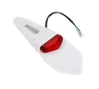 Faro Posteriore Moto Fanale posteriore per parafango posteriore per moto, moto da cross, 12 V, LED, luce posteriore, freno, stop, targa, per motocross da trail