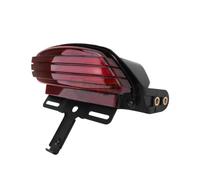 Faro Posteriore Moto LED Tri-Bar Parafango Coda Freno Indicatori di direzione Luce Targa Staffa Per Har&ley Dyna Fat Bob Softail 2006-2015